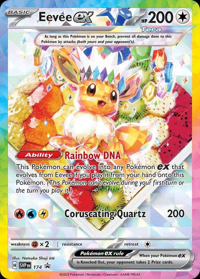 Eevee ex SVP/174 Black Star Promo