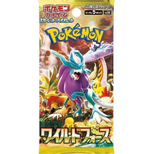 Pokémon Scarlet & Violet: Wild Force Booster Pack (5 cards) (JP)