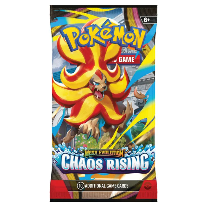 Pokemon Mega Evolution: Chaos Rising Booster Pack (10 Cards) (ENG)