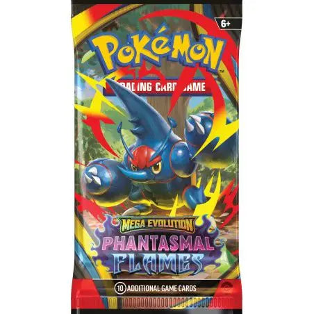 Pokémon Mega Evolution: Phantasmal Flames Booster Pack (10 kort) (ENG)