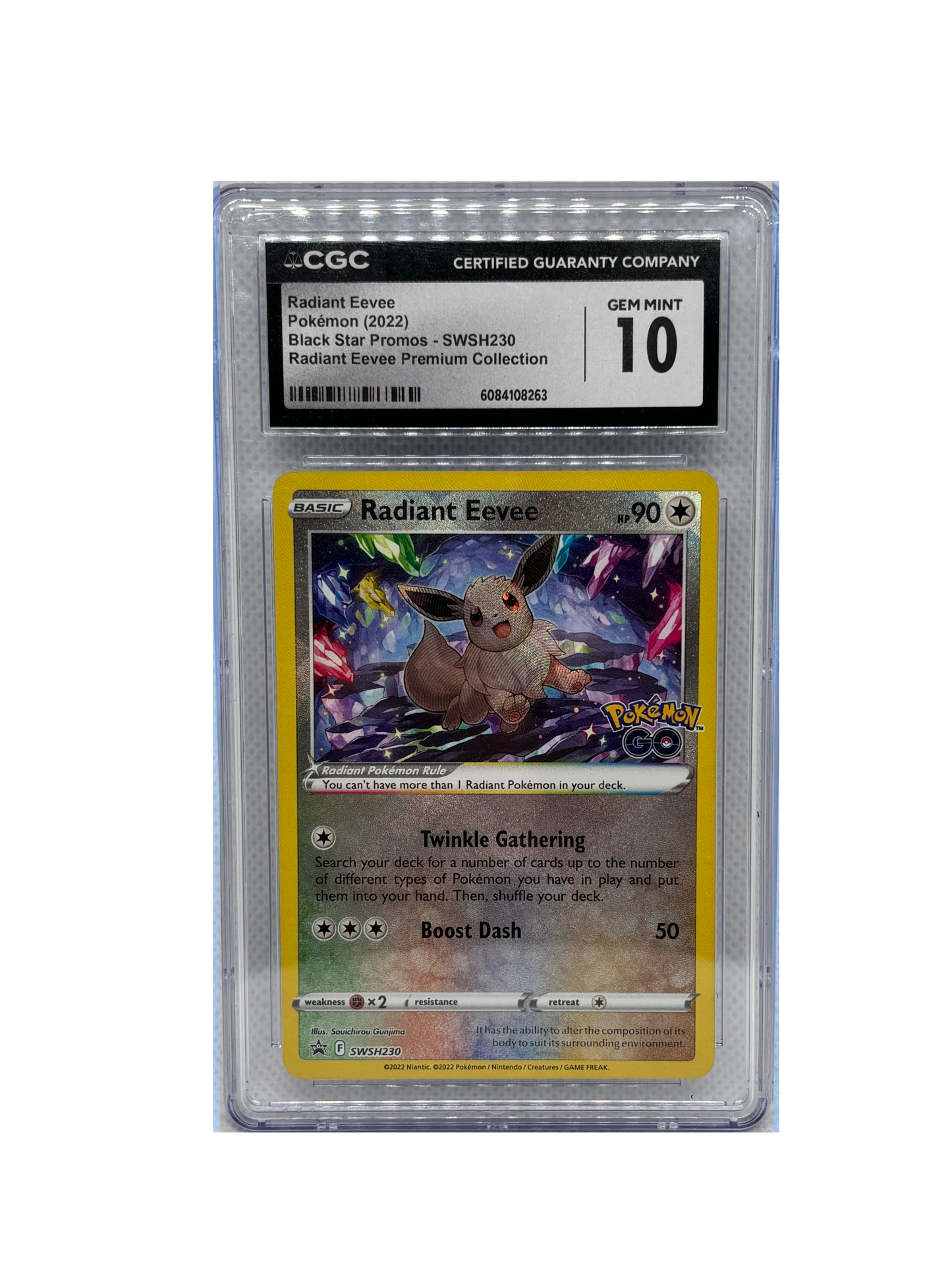 CGC 10 Radiant Eevee Black Star promo