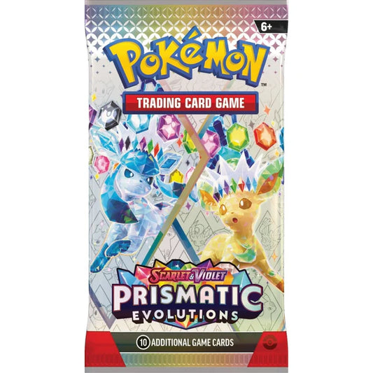 Pokémon Scarlet & Violet: Prismatic Evolutions Booster Pack (10 Kort) (ENG)