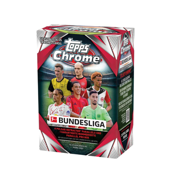Topps: 2025 Chrome Bundesliga Value Booster Display (7 Pack) (ENG)