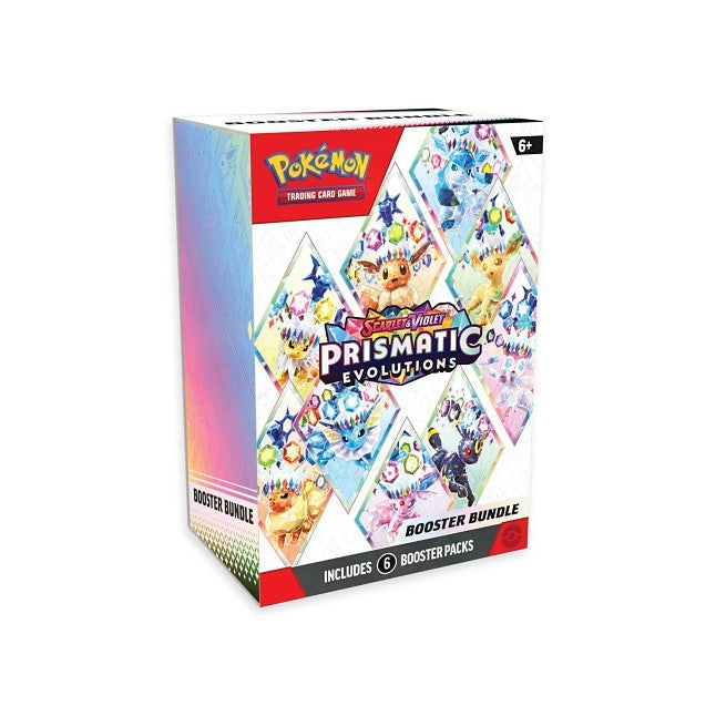 Pokémon Scarlet & Violet: Prismatic Evolutions Booster Bundle (6 Pack)