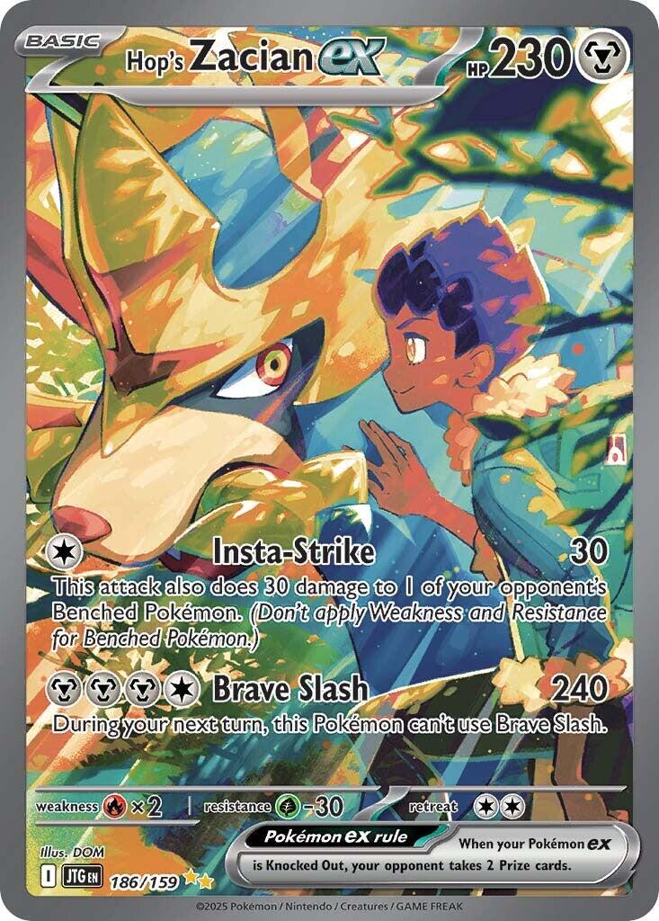 Hop´s Zacian EX JTG EN 186/159
