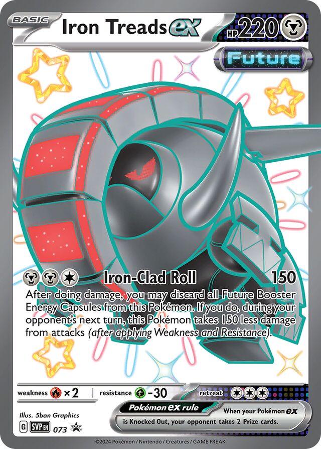 Iron Treads EX SVP EN 073 Paldean Fates Promo