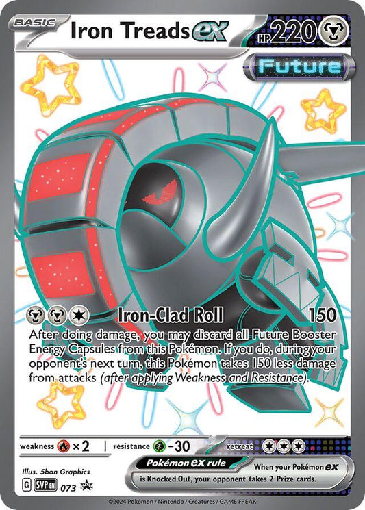 Iron Treads EX SVP EN 073 Paldean Fates Promo