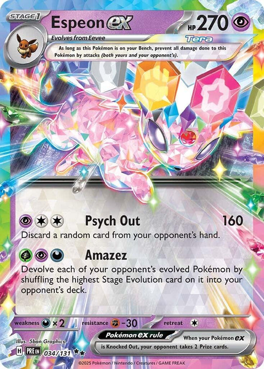 Espeon EX PRE EN 034/131