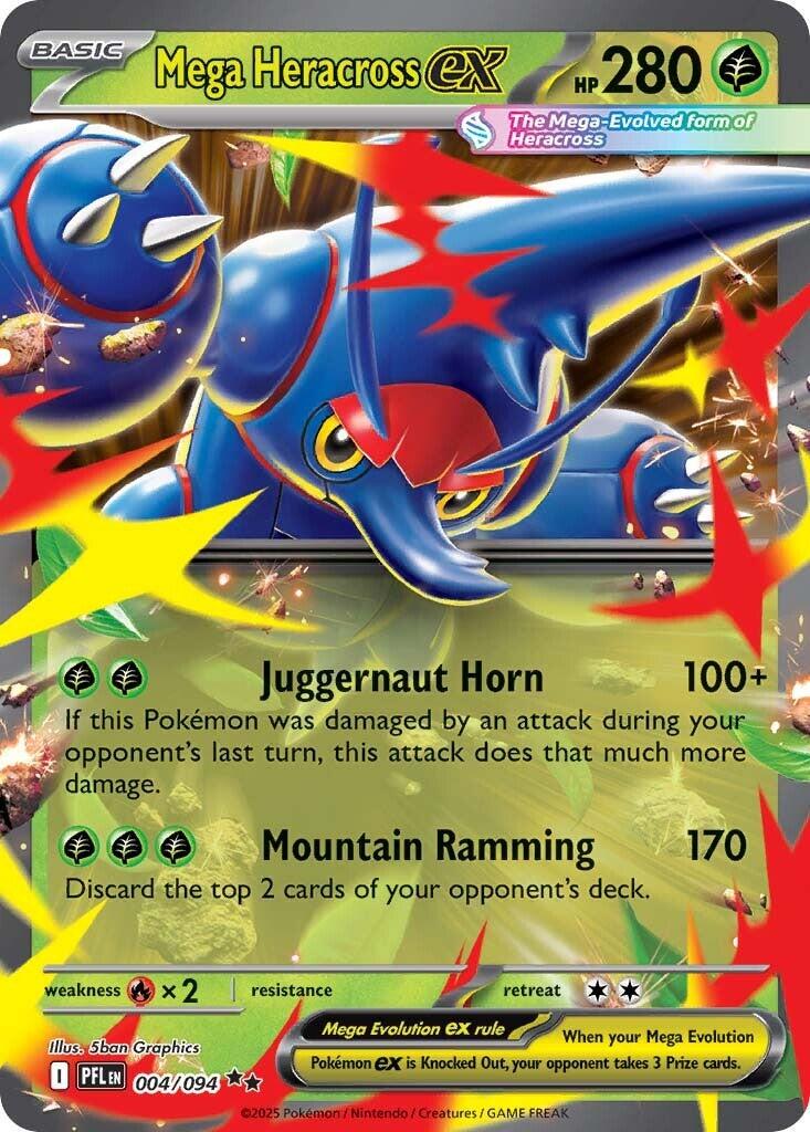 Mega Heracross EX PFL EN 004/094