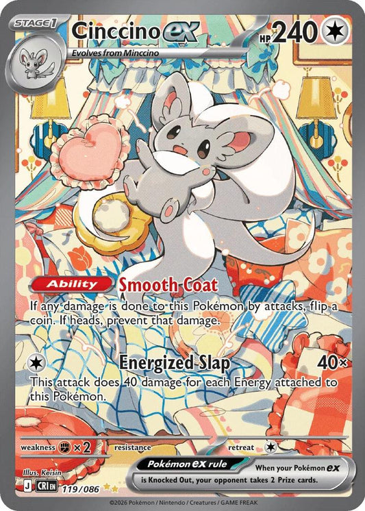 Cinccino EX CRI EN 119/086