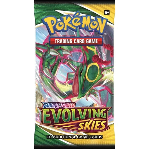 Pokémon Sword & Shield: Evolving Skies Booster Pack (10 kort) (ENG)