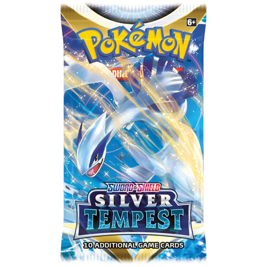 Pokémon Sword & Shield: Silver Tempest Booster Pack (10 Kort) (ENG)