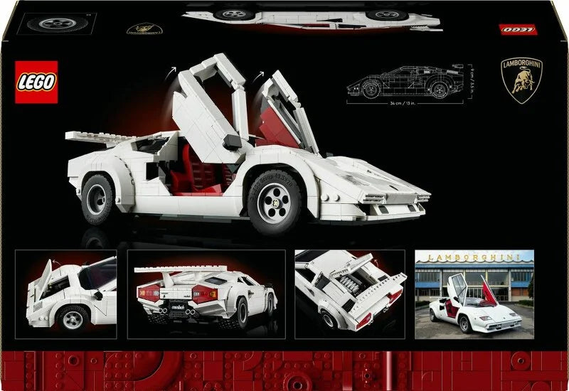 LEGO Icons Lamborghini Countach 5000 Quattrovalvole 10337