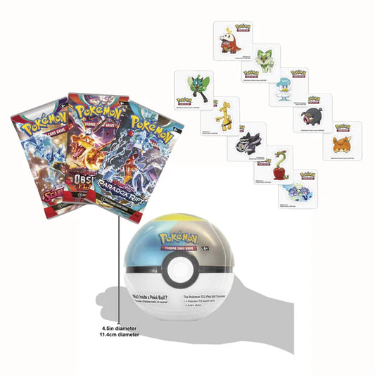 Pokémon Scarlet & Violet: Moon Ball Tin 2024 (3 Pack) (ENG)