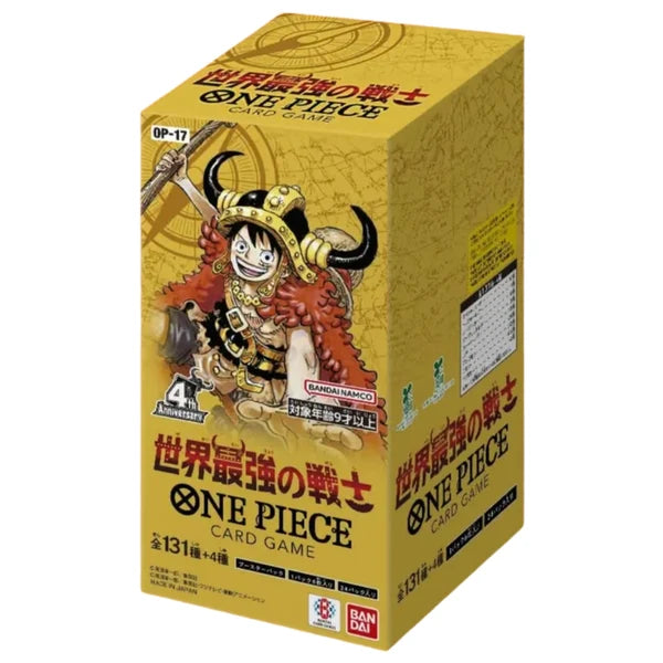 One Piece: (OP 17) The World's Strongest Warrior Booster Box (24 Pack) (JP)
