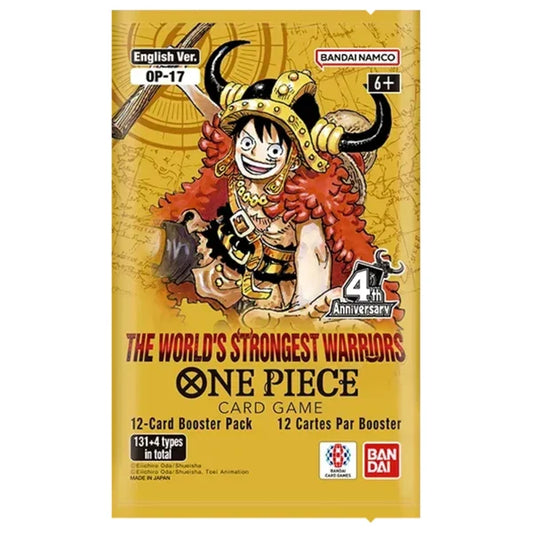 One Piece: (OP 17) The World's Strongest Warrior Booster Pack (12 Kort) (ENG)