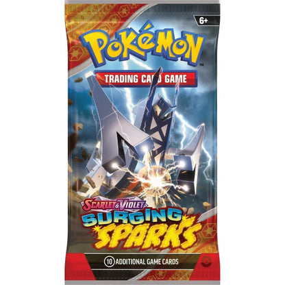 Pokémon Scarlet & Violet: Surging Sparks Booster Pack (10 Kort) (ENG)