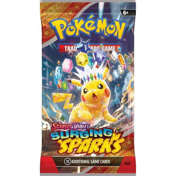 Pokémon Scarlet & Violet: Surging Sparks Booster Pack (10 Kort) (ENG)