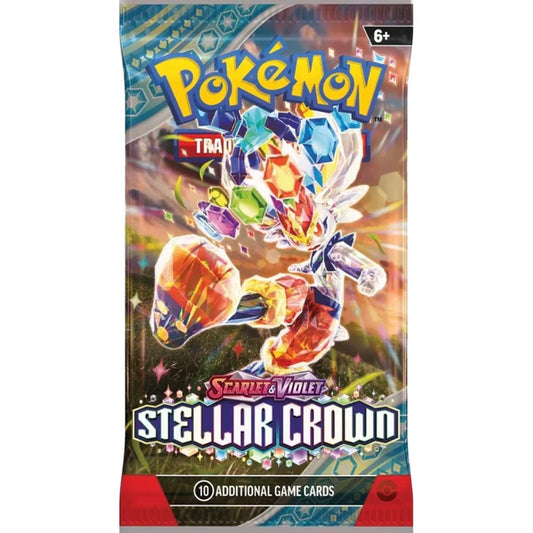 Pokémon Scarlet & Violet: Stellar Crown Booster Pack (10 Kort) (ENG)