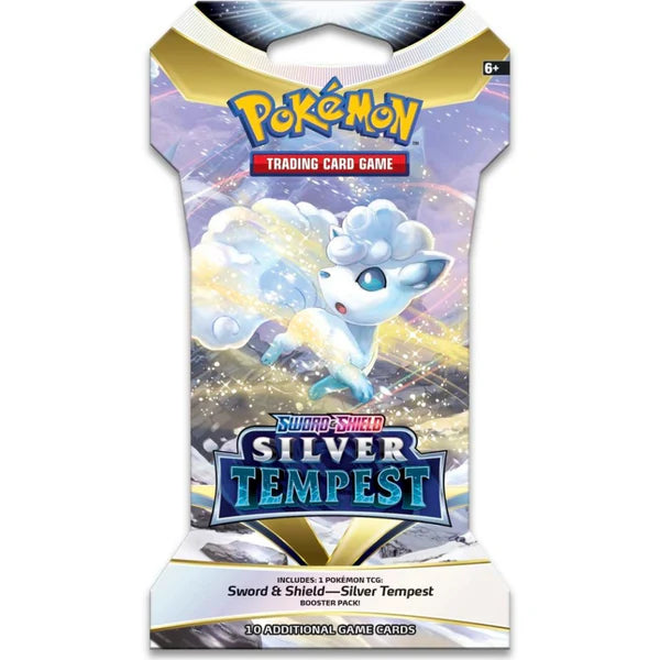 Pokémon Sword & Shield: Silver Tempest Sleeved Booster Pack (10 Cards)
