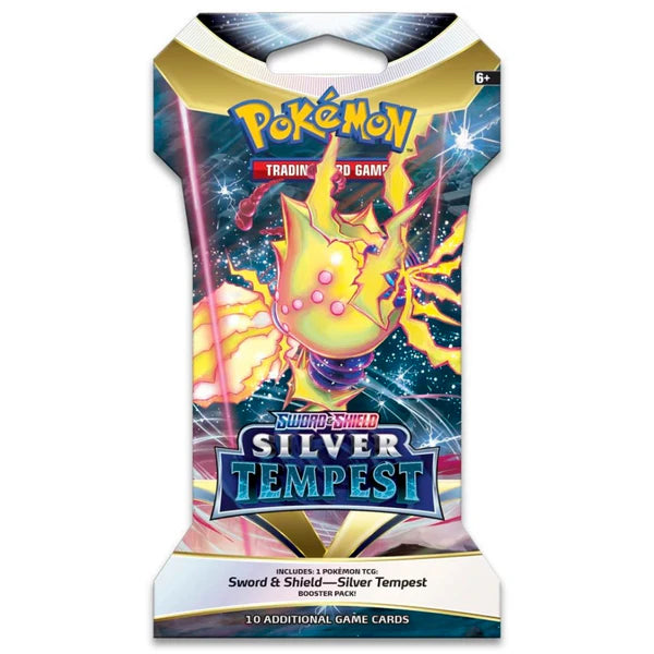 Pokémon Sword & Shield: Silver Tempest Sleeved Booster Pack (10 Cards)
