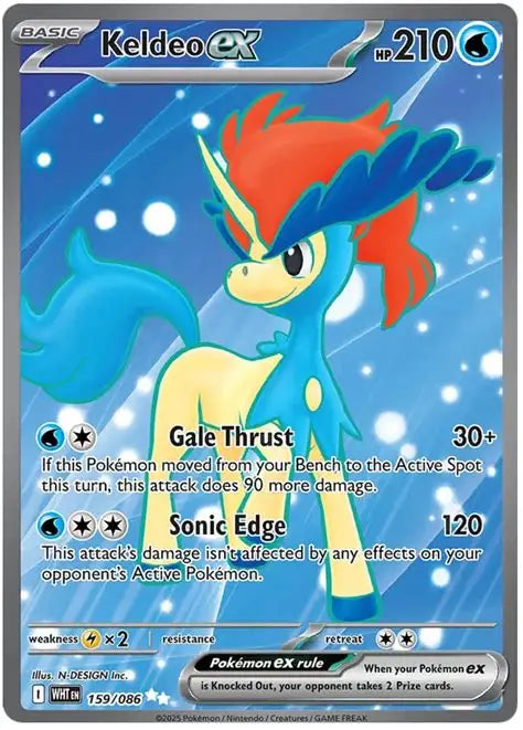 Keldeo ex WHT EN 159/086