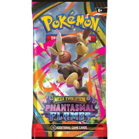 Pokémon Mega Evolution: Phantasmal Flames Booster Pack (10 kort) (ENG)