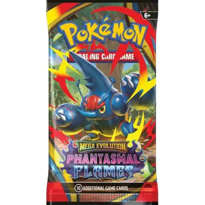 Pokémon Mega Evolution: Phantasmal Flames Booster Pack (10 Cards) (ENG)