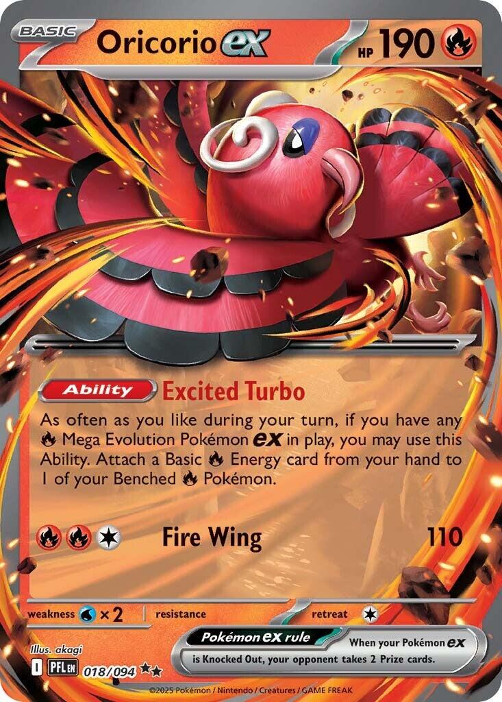 Oricorio EX PFL EN 018/094