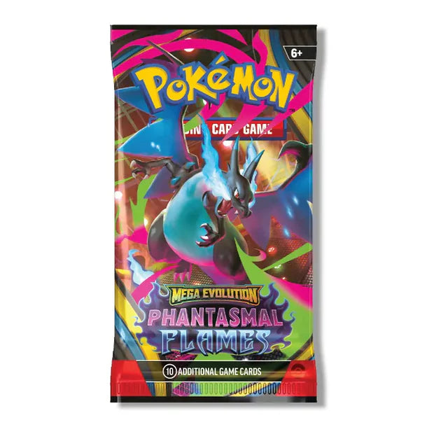 Pokémon Mega Evolution: Phantasmal Flames Booster Pack (10 kort) (ENG)