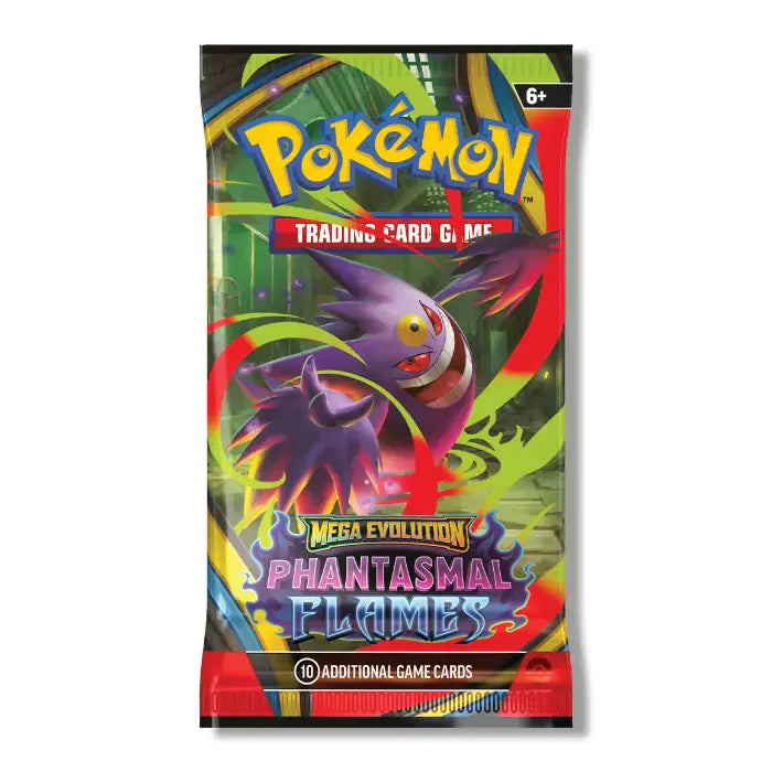 Pokémon Mega Evolution: Phantasmal Flames Booster Pack (10 kort) (ENG)