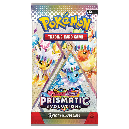 Pokémon Scarlet & Violet: Prismatic Evolutions Booster Pack (10 Kort) (ENG)