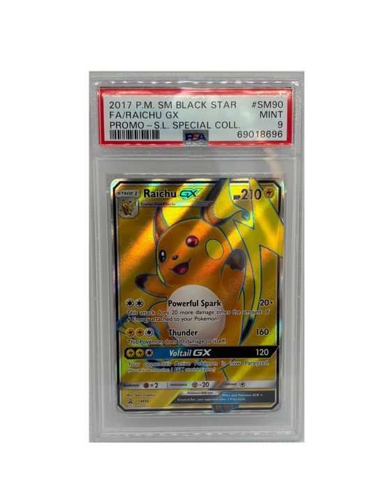PSA 9 Raichu SM Black Star Promo 2017