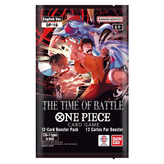 One Piece: (OP 16) The Time Of Battle Booster Pack (12 Kort) (ENG)