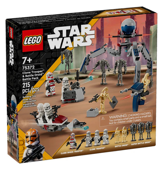 LEGO Star Wars Clone Trooper & Battle Droid Battle Pack 75372