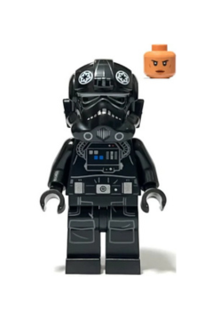 Imperial TIE Fighter / Interceptor Pilot Female, Nougat Head sw1260