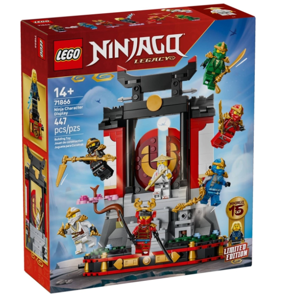 LEGO Ninjago Legacy Ninja Character Display 15th Anniversary 71866