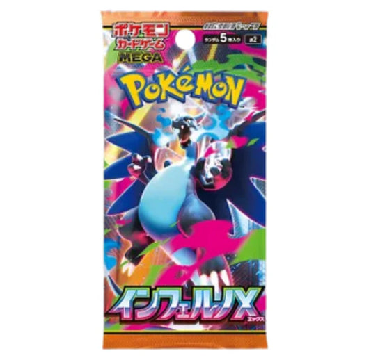 Pokémon Mega: Mega Expansion Inferno X Booster Pack (5 Kort) (JP)