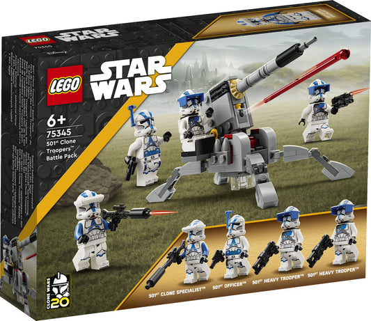 75345 LEGO Star Wars The Clone Wars 501st Clone Troopers Battle Pack