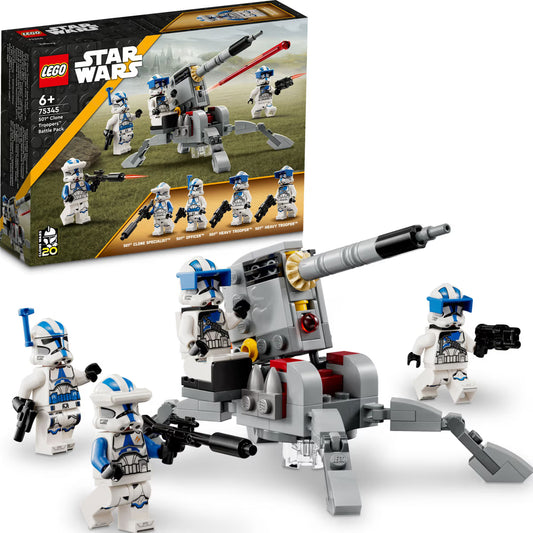 75345 LEGO Star Wars The Clone Wars 501st Clone Troopers Battle Pack