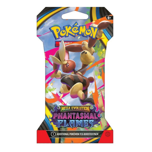 Pokémon Mega Evolution: Phantasmal Flames Sleeved Booster Pack (10 Kort) (ENG)