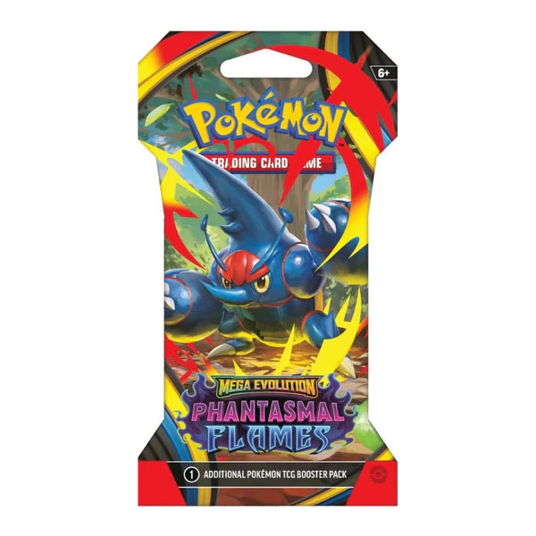 Pokémon Mega Evolution: Phantasmal Flames Sleeved Booster Pack (10 Cards) (ENG)