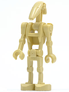 Battle Droid - Tan, Straight Arms  sw0001d